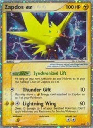 Zapdos ex - 033 (EX Collector's Window Tins) (33)/40 Promo Holofoil