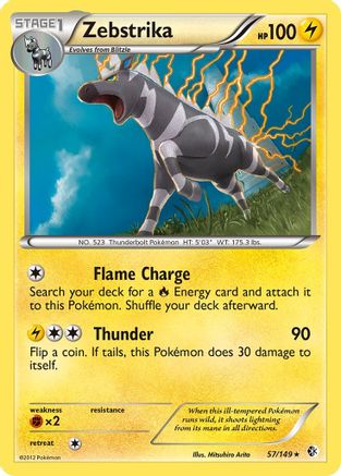 Zebstrika/149 Holo Rare Holofoil