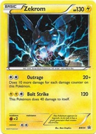 Zekrom - BW24 (BW24)/101 Promo Holofoil