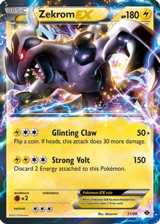 Zekrom EX (51)/99 Ultra Rare Holofoil