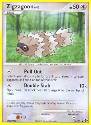 Zigzagoon (96)/106 Common Reverse Holofoil