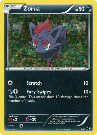 Zorua - 9/12 (9)/12 Promo Holofoil