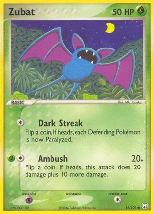 Zubat (82)/109 Common Reverse Holofoil