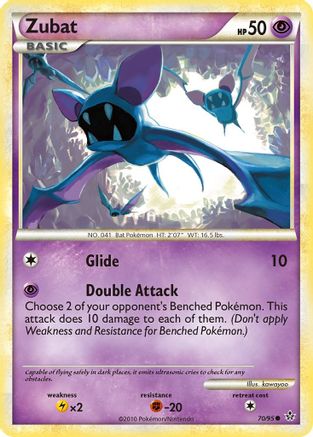 Zubat (70)/95 Common Reverse Holofoil