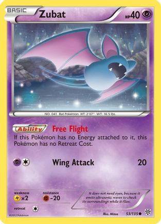 Zubat (53) (53)/135 Common