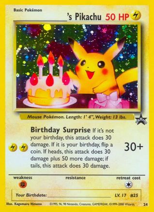 ______'s Pikachu (24)/53 Promo Holofoil