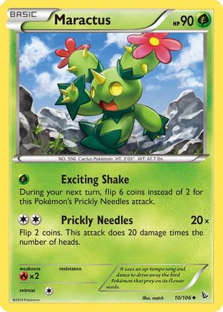 Maractus (10)/106 Uncommon Reverse Holofoil