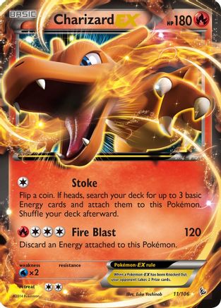 Charizard EX (11) (11)/106 Ultra Rare Holofoil