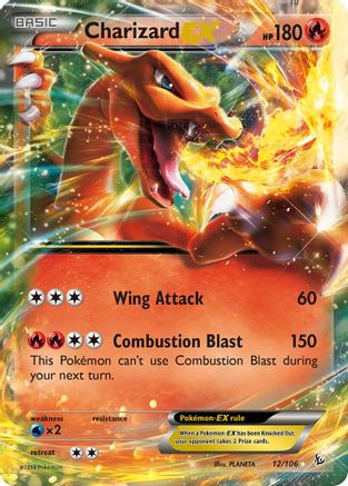 Charizard EX (12) (12)/106 Ultra Rare Holofoil