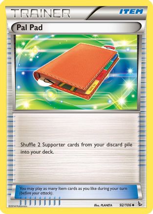 Pal Pad (92)/106 Uncommon Reverse Holofoil