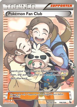 Pokemon Fan Club (106 Full Art) (106)/106 Ultra Rare Holofoil