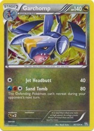Garchomp - 91/124 (Cracked Ice Holo) (91) Holo Rare Holofoil
