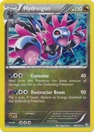 Hydreigon - 98/124 (Cracked Ice Holo) (98) Holo Rare Holofoil