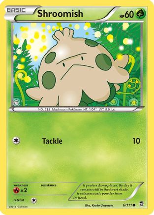 Shroomish (6)/111 Common Reverse Holofoil