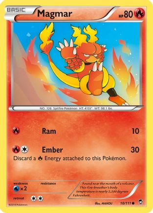 Magmar (10)/111 Common Reverse Holofoil