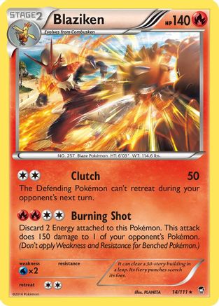 Blaziken (14)/111 Holo Rare Reverse Holofoil