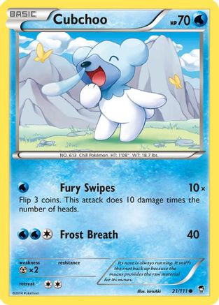 Cubchoo (21)/111 Common Reverse Holofoil