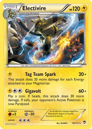 Electivire (30)/111 Rare