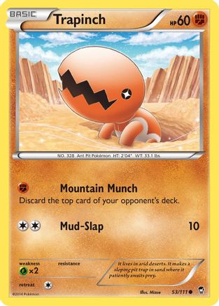 Trapinch (53)/111 Common Reverse Holofoil