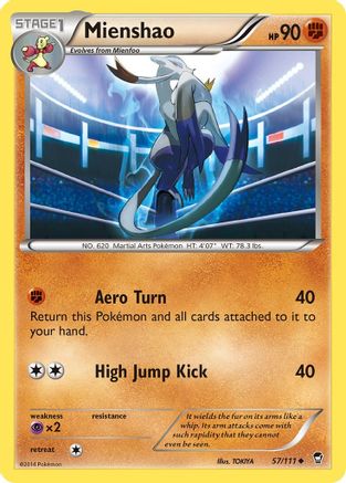 Mienshao (57)/111 Uncommon Reverse Holofoil