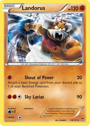 Landorus (58)/111 Holo Rare Holofoil