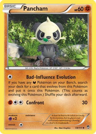 Pancham (59) (59)/111 Uncommon Reverse Holofoil