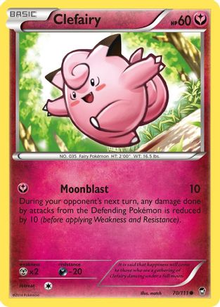 Clefairy (70) (70)/111 Common Reverse Holofoil