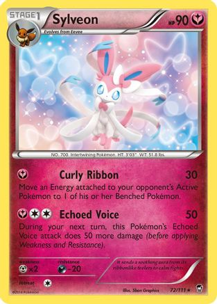 Sylveon (72)/111 Rare Reverse Holofoil