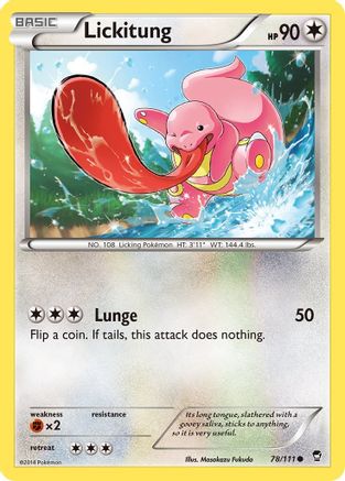 Lickitung (78)/111 Common Reverse Holofoil