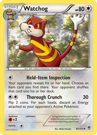Watchog (85)/111 Uncommon Reverse Holofoil