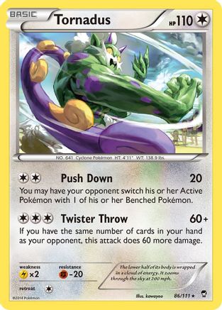 Tornadus (86)/111 Rare Reverse Holofoil