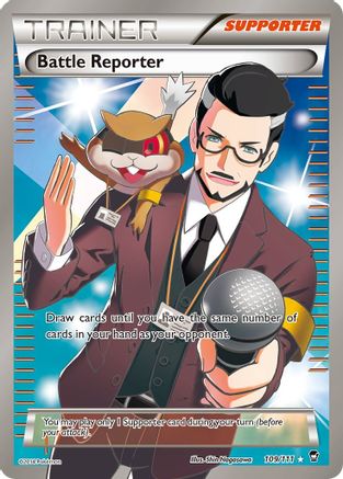 Battle Reporter (109 Full Art) (109)/111 Ultra Rare Holofoil
