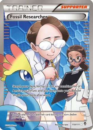 Fossil Researcher (110 Full Art) (110)/111 Ultra Rare Holofoil