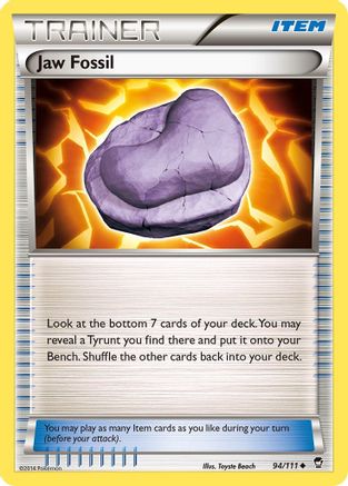 Jaw Fossil (94)/111 Uncommon