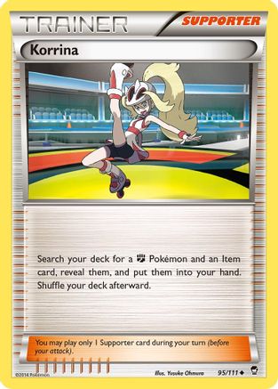 Korrina (95)/111 Uncommon Reverse Holofoil