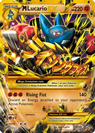 M Lucario EX (Secret) (113)/111 Secret Rare Holofoil