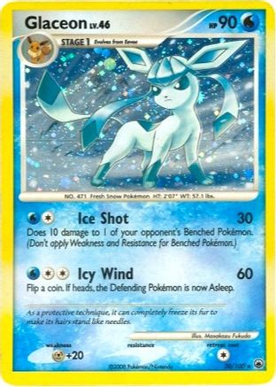 Glaceon - 20/100 (DP Majestic Dawn) (20) Holo Rare Holofoil