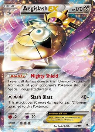 Aegislash EX (65)/119 Ultra Rare Holofoil
