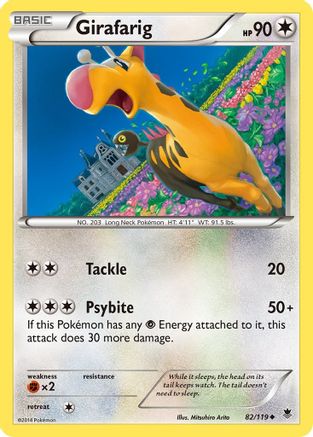 Girafarig (82)/119 Uncommon Reverse Holofoil