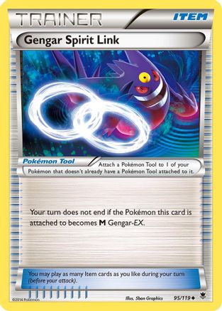 Gengar Spirit Link (95)/119 Uncommon Reverse Holofoil