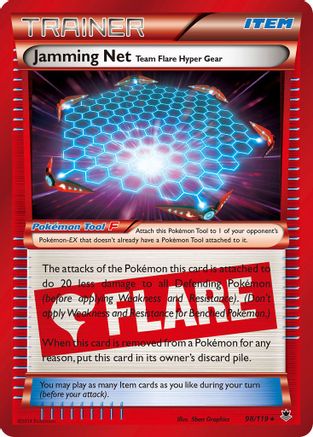 Jamming Net (98)/119 Holo Rare Holofoil