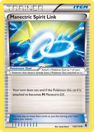 Manectric Spirit Link (100)/119 Uncommon Reverse Holofoil