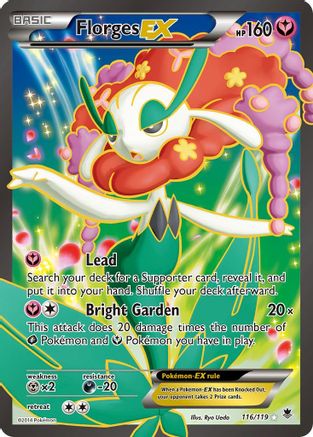 Florges EX (116 Full Art) (116)/119 Ultra Rare Holofoil