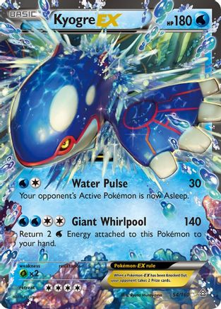 Kyogre EX (54)/160 Ultra Rare Holofoil