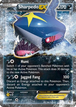Sharpedo EX (91)/160 Ultra Rare Holofoil