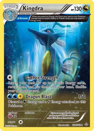 Kingdra (Alpha) (108)/160 Holo Rare Reverse Holofoil
