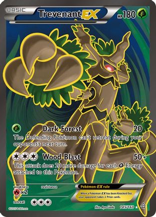 Trevenant EX (145 Full Art) (145)/160 Ultra Rare Holofoil
