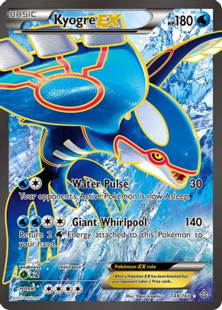 Kyogre EX (148 Full Art) (148)/160 Ultra Rare Holofoil