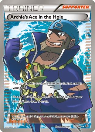 Archie's Ace in the Hole (157 Full Art) (157)/160 Ultra Rare Holofoil