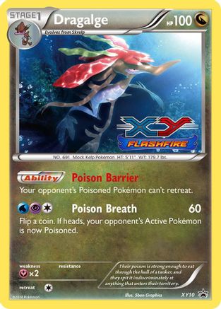 Dragalge - XY10 (Prerelease) (XY10)/211 Promo Holofoil